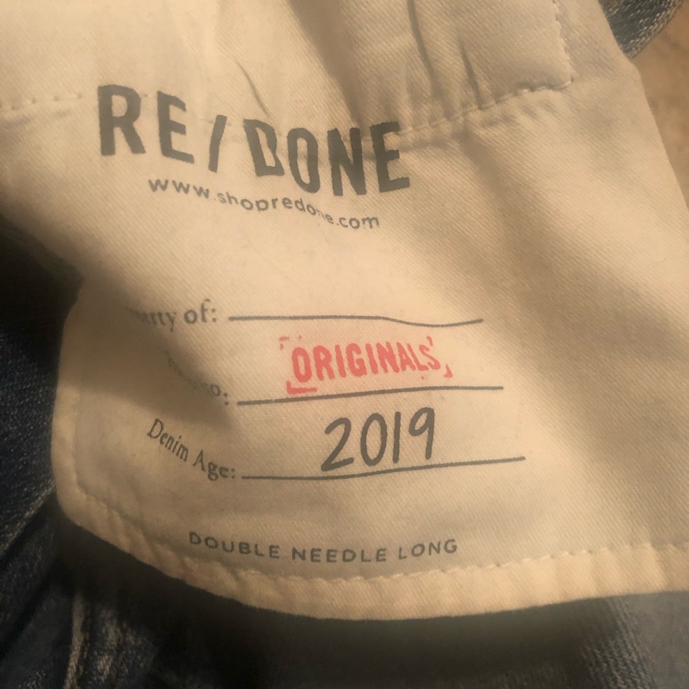 RE/DONE Double Needle Long in Light 41- Sz 24 - Picture 8 of 11